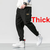 LAPPSTER Winter Streetwear Cargo Pants Men 2020 Thick Overalls Mens Hip Hop Wool Joggers Pants Colorful Harem Pants Plus Size