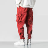 LAPPSTER Winter Streetwear Cargo Pants Men 2020 Thick Overalls Mens Hip Hop Wool Joggers Pants Colorful Harem Pants Plus Size